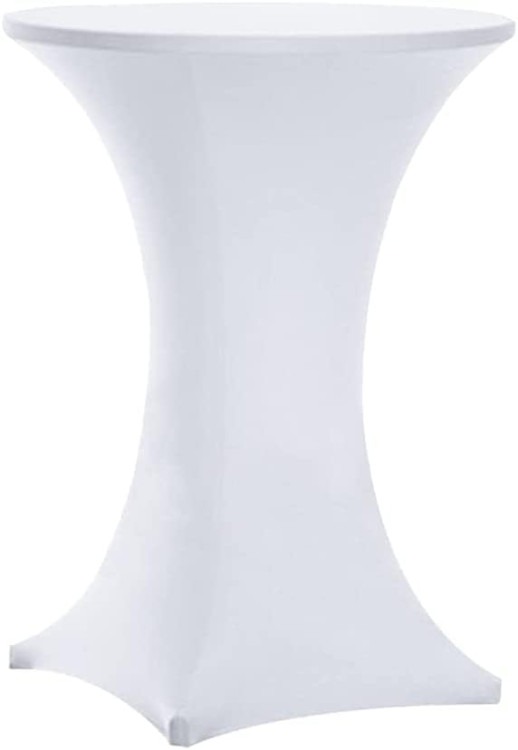 White Cocktail Table Cover